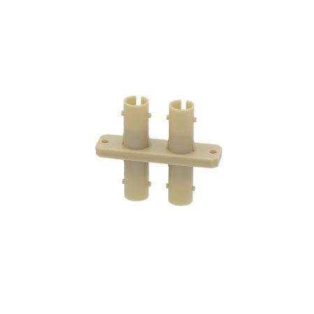 Cable Wholesale ST/ST Duplex Adapter with Plastic Housing, Fiber Optic Coupler 31F1-TT420